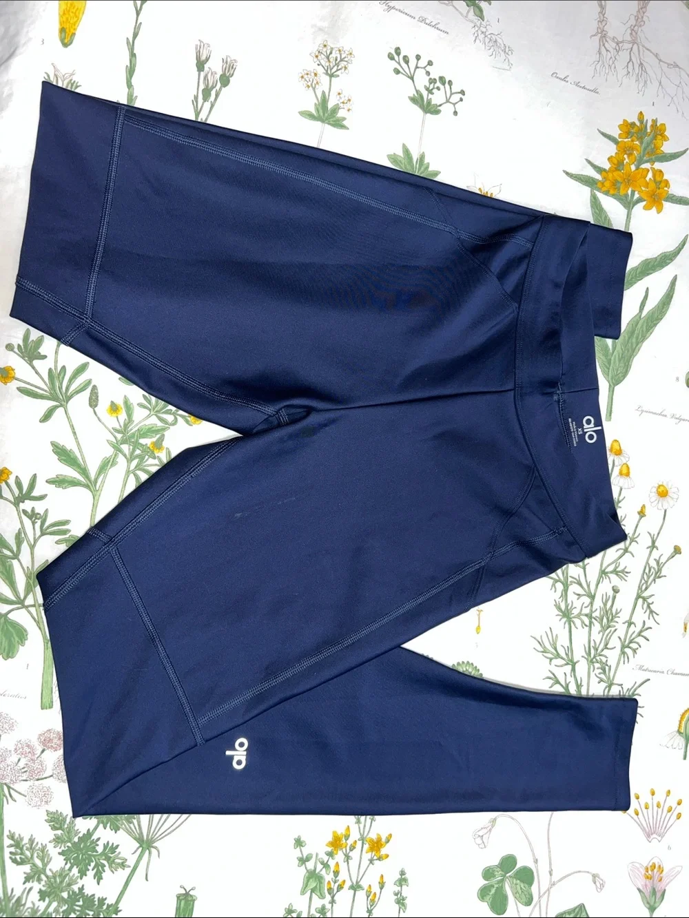 ALO Yoga Navy Blue Performance Leggings